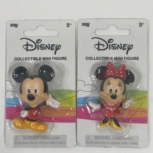 Mickey/Minnie Mouse Disney Mini Figures